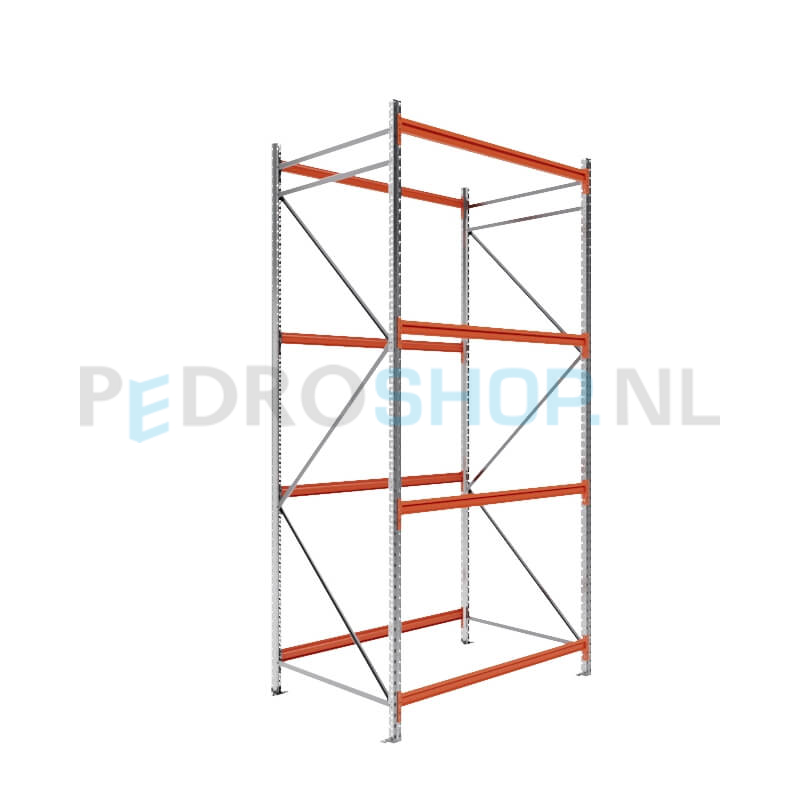 Grootvakstelling: 300cm (h) x 100cm (d) x 160.4cm (l) x 4 niveaus